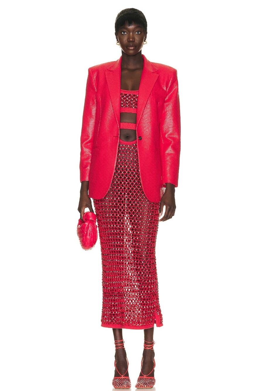 Diotima Hibiscus Oversized Tailored Blazer Statement Jacket Women’s XS